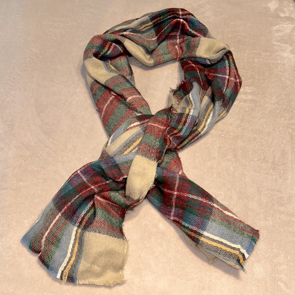 ⚡️5/$40⚡️ Plaid blanket scarves - Picture 5 of 5